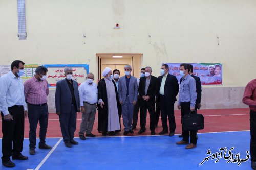 سالن ورزشی شهید سلیمانی شهر نگین شهر افتتاح شد