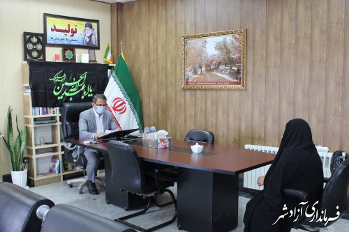 ملاقات عمومی فرماندار آزادشهر برگزار شد