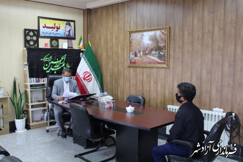 ملاقات عمومی فرماندار آزادشهر برگزار شد