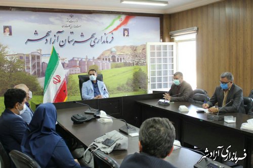 جلسه رفع موانع و مشکلات طرح مجتمع گردشگری نگین سبز سوسرا شهرستان آزادشهر برگزار شد