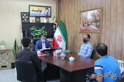 ملاقات عمومی فرماندار آزادشهر برگزار شد