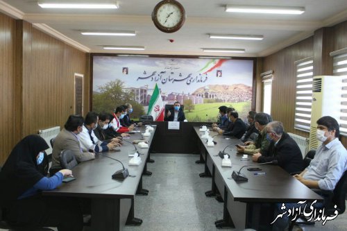 مانور دورمیزی لحظه صفر و سیلاب شهرستان آزادشهر برگزار شد