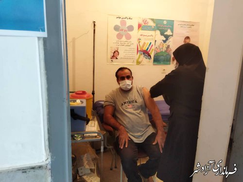رزمایش اجرای واکسیناسیون کرونا محله محور طرح شهید سلیمانی در آزادشهر برگزار شد
