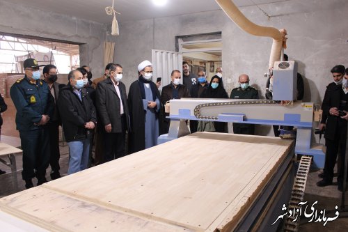 افتتاح و آغاز عملیات اجرایی 379 طرح در شهرستان آزادشهر