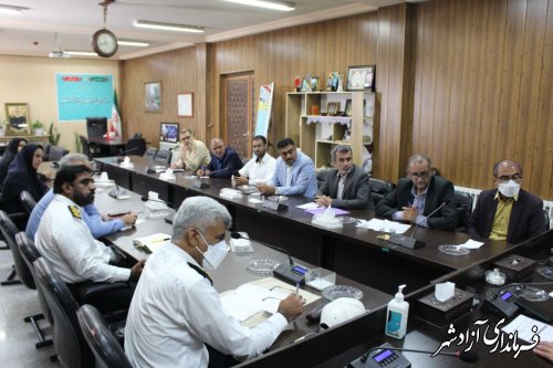 جلسه شورای ترافیک شهرستان آزادشهر برگزار شد