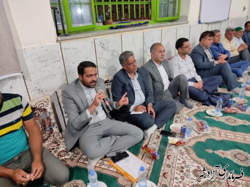برنامه میز خدمت هفت مسجد ، هفت شب ، هفت میز خدمت بمناسبت هفته دولت انجام شد؛