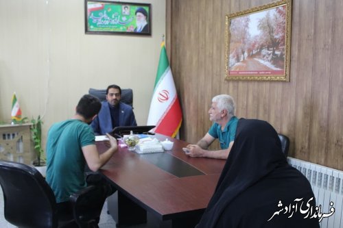 ملاقات مردمی فرماندار آزادشهر برگزار شد