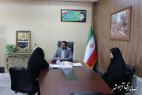 دیدار های مردمی فرماندار شهرستان آزادشهر برگزار شد