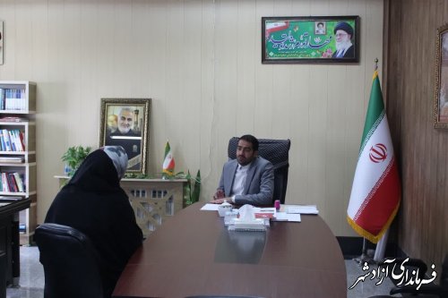 دیدار های مردمی فرماندار شهرستان آزادشهر برگزار شد