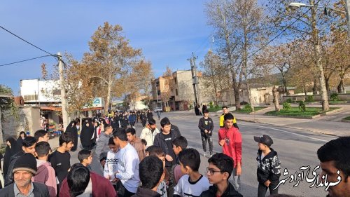 گزارش تصویری/همایش پیاده روی خانوادگی در نوده خاندوز آزادشهر برگزار شد
