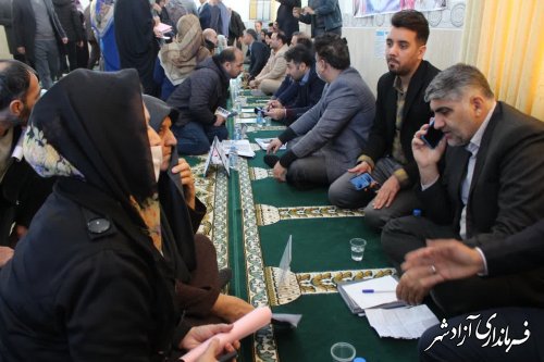 برگزاری میز خدمت در روستای تاتار بایجق 