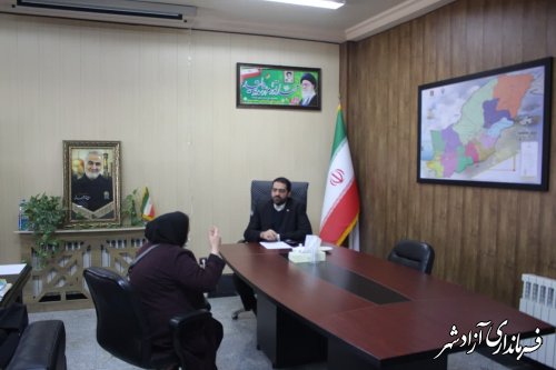ملاقات مردمی فرماندار شهرستان آزادشهر برگزار شد