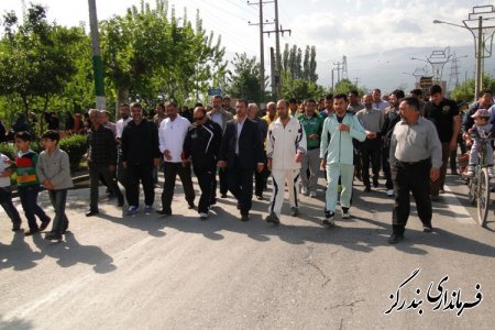 همايش پياده روي خانوادگي در بندرگز برگزار شد / تصاویر