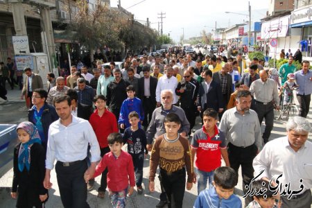 همايش پياده روي خانوادگي در بندرگز برگزار شد / تصاویر