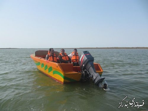 فرماندار بندرگز از دوره آموزش نجات غریق و غواصی بازدید کرد