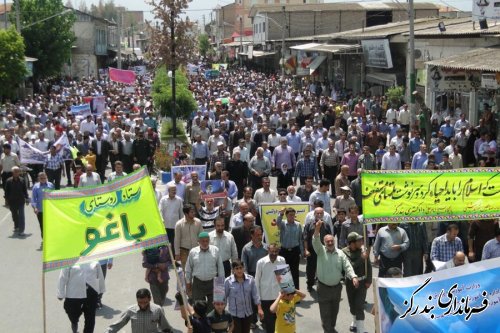 راهپیمایی ضد صهیونیستی مردم بندرگز در روز قدس برگزار شد