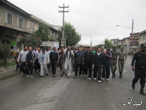 همایش پیاده روی خانوادگی در بندرگز برگزار شد