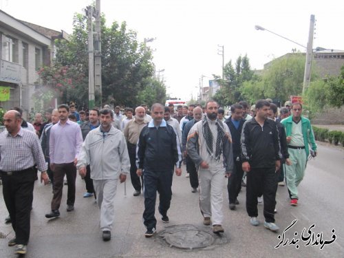 همایش پیاده روی خانوادگی در بندرگز برگزار شد