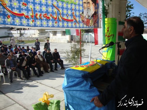 زنگ انقلاب در مدارس بندرگز نواخته شد