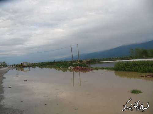 خسارت بارندگی در بندرگز 37 میلیارد ریال اعلام شد