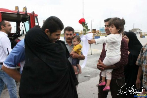 استقبال از قهرمانان کشتی نونهالان کشور در بندرگز