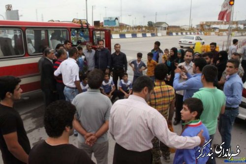 استقبال از قهرمانان کشتی نونهالان کشور در بندرگز