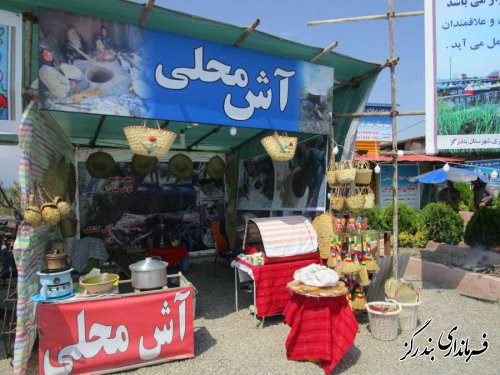 افتتاح بازارچه صنایع دستی و غذاهای بومی و محلی در ساحل بندرگز