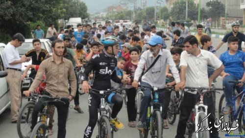 ﻿همایش دوچرخه سواری همگانی در بندرگز برگزار شد