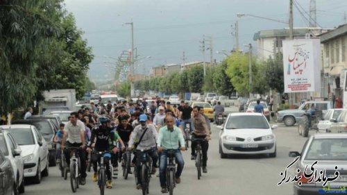 ﻿همایش دوچرخه سواری همگانی در بندرگز برگزار شد