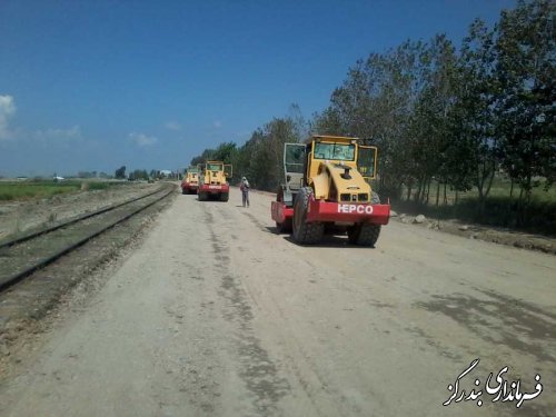 بازدید معاون سیاسی ، امنیتی استاندار از پروژه خط دوم راه آهن بندرگز - سبزدشت