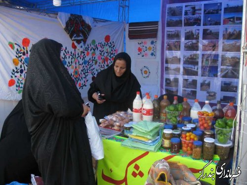 نمایشگاه صنایع دستی و مواد غذایی ارگانیک در بندرگز گشایش یافت