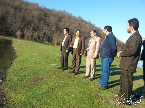 بازدید فرماندار بندرگز از پروژه تغذیه مصنوعی جنگل استون آباد