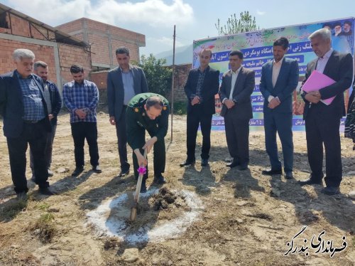 آیین کلنگ زنی اقامتگاه بوم گردی روستای استون آباد شهرستان بندرگز