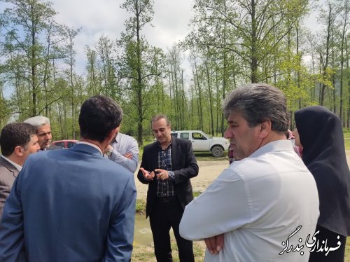 گزارش تصویری||بازدید میدانی از آب بندان روستای استون آباد شهرستان بندرگز