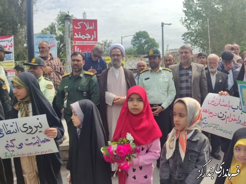 گزارش تصویری|| تجمع مردم انقلابی شهرستان بندرگز در حمایت از طرح نور