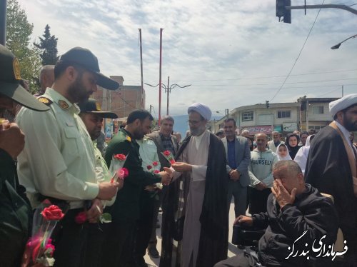 گزارش تصویری|| تجمع مردم انقلابی شهرستان بندرگز در حمایت از طرح نور