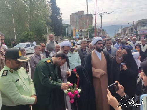 گزارش تصویری|| تجمع مردم انقلابی شهرستان بندرگز در حمایت از طرح نور