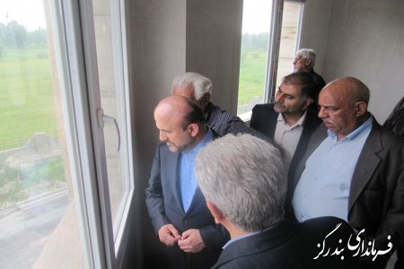 بازديد معاون وزير راه و شهر سازي از پروژه بيمارستان ۹۶ تختخوابي بندرگز