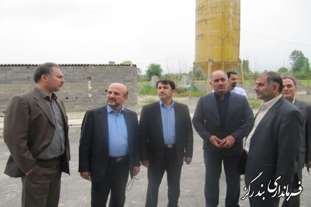 بازديد معاون وزير راه و شهر سازي از پروژه بيمارستان ۹۶ تختخوابي بندرگز