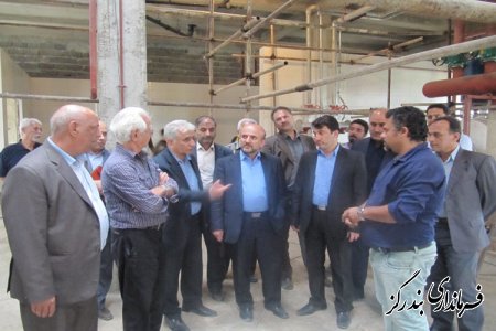 بازديد معاون وزير راه و شهر سازي از پروژه بيمارستان ۹۶ تختخوابي بندرگز