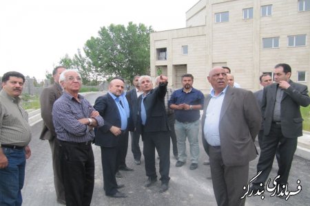 بازديد معاون وزير راه و شهر سازي از پروژه بيمارستان ۹۶ تختخوابي بندرگز