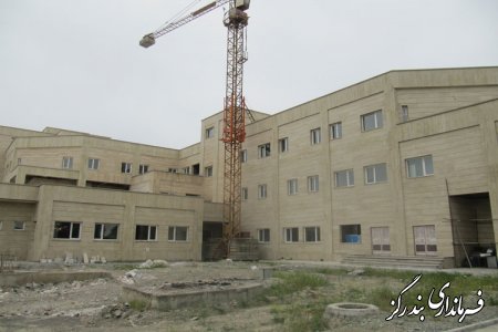 بازديد معاون وزير راه و شهر سازي از پروژه بيمارستان ۹۶ تختخوابي بندرگز