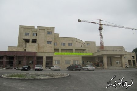 بازديد معاون وزير راه و شهر سازي از پروژه بيمارستان ۹۶ تختخوابي بندرگز
