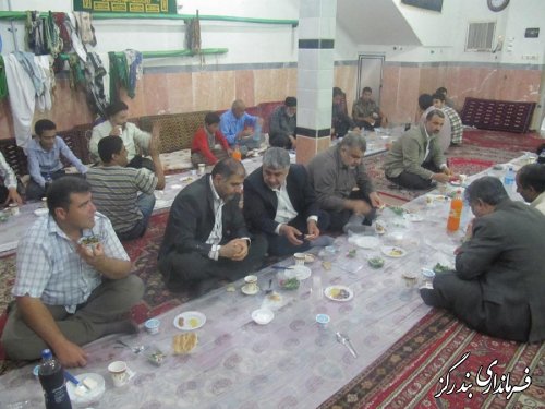 مراسم افطاری فرماندار با  ایتام تحت پوشش بهزیستی بندرگز