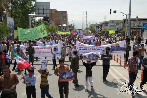 حضور باشکوه مردم بندرگز در راهپیمایی روز قدس