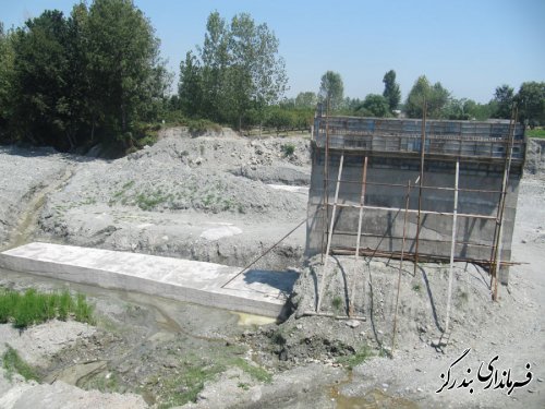 از پروژه های عمرانی بندرگز بازدید شد