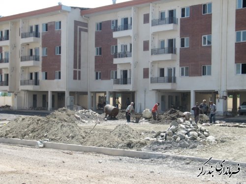 از پروژه های عمرانی بندرگز بازدید شد