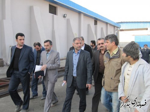 بازدید فرماندار بندرگز از شرکت تولیدی آرد ستاره