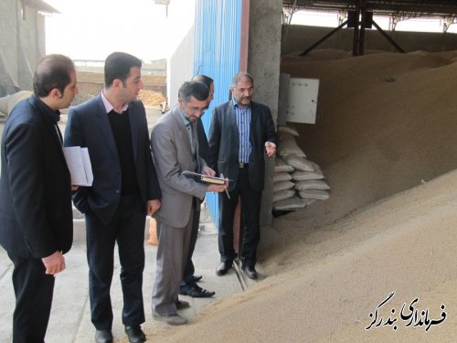 بازدید فرماندار بندرگز از شرکت تولیدی آرد ستاره