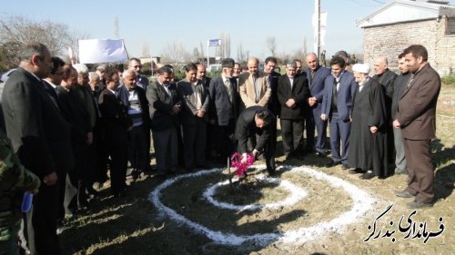 کلنگ احداث کلینیک تخصصی نوکنده به زمین زده شد